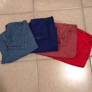 J.Crew Stanton Shorts 9” inseam 4 pairs